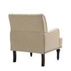 Poltrona accentata capitonné in ecopelle nera/marrone/beige – confezione da 1 o 2 pezzi