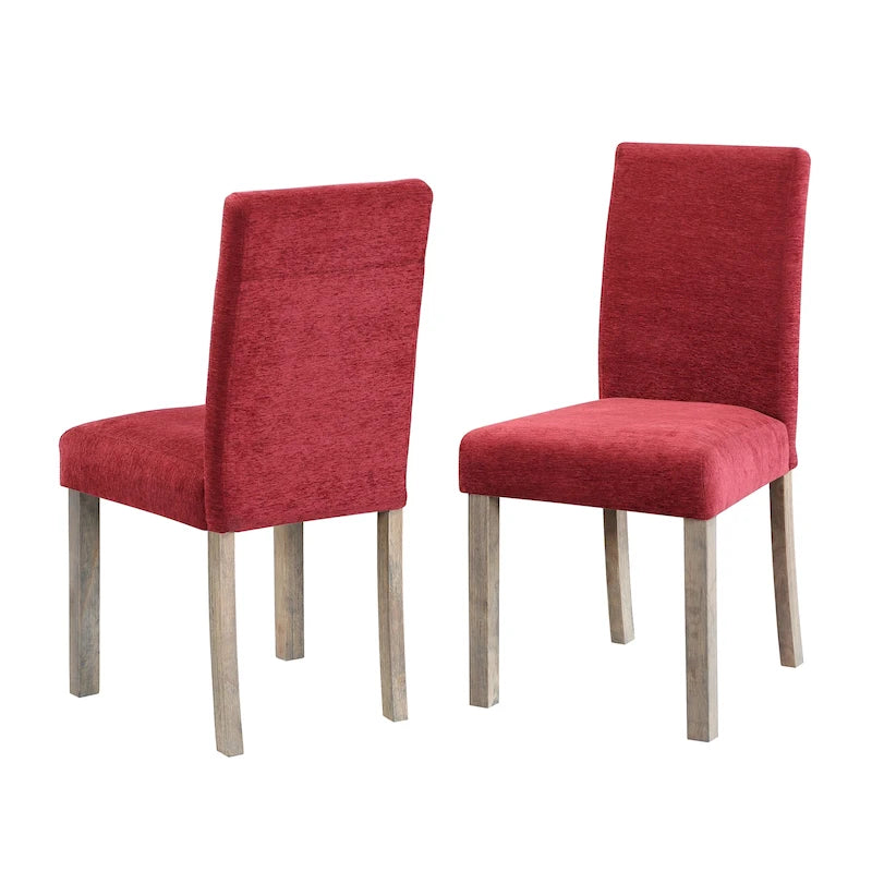 Sedia da pranzo Bouclé – Colori multipli, Set da 2