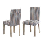 Sedia da pranzo Bouclé – Colori multipli, Set da 2