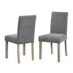 Sedia da pranzo Bouclé – Colori multipli, Set da 2