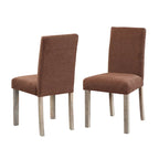 Sedia da pranzo Bouclé – Colori multipli, Set da 2