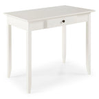 Scrivania con cassetto stile Shaker, colore bianco/ciliegio — 1 persona