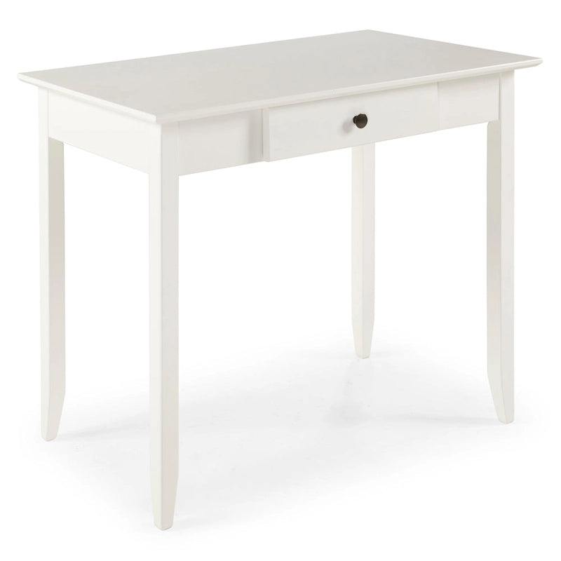 Scrivania con cassetto stile Shaker, colore bianco/ciliegio — 1 persona