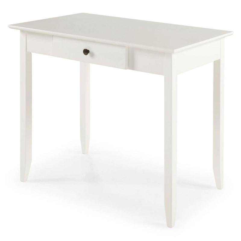 Scrivania con cassetto stile Shaker, colore bianco/ciliegio — 1 persona