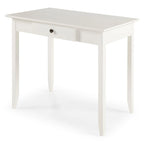 Scrivania con cassetto stile Shaker, colore bianco/ciliegio — 1 persona