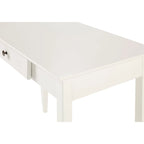Scrivania con cassetto stile Shaker, colore bianco/ciliegio — 1 persona