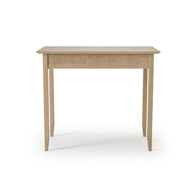 Scrivania con cassetto stile Shaker, colore bianco/ciliegio — 1 persona