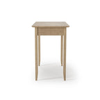 Scrivania con cassetto stile Shaker, colore bianco/ciliegio — 1 persona