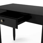 Scrivania con cassetto stile Shaker, colore bianco/ciliegio — 1 persona