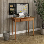 Scrivania con cassetto stile Shaker, colore bianco/ciliegio — 1 persona