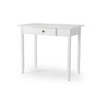 Scrivania con cassetto stile Shaker, colore bianco/ciliegio — 1 persona
