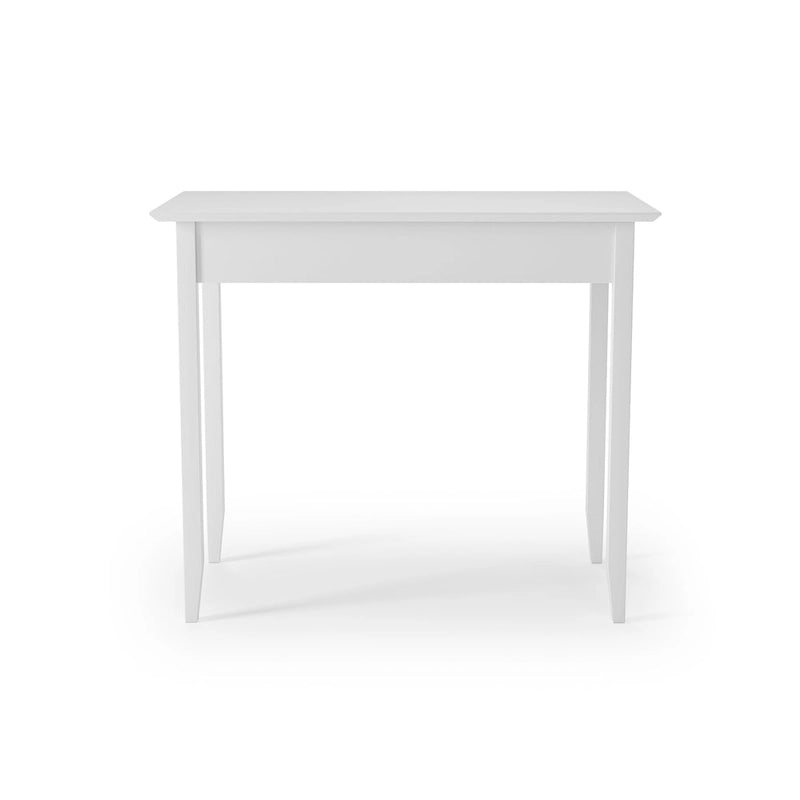 Scrivania con cassetto stile Shaker, colore bianco/ciliegio — 1 persona