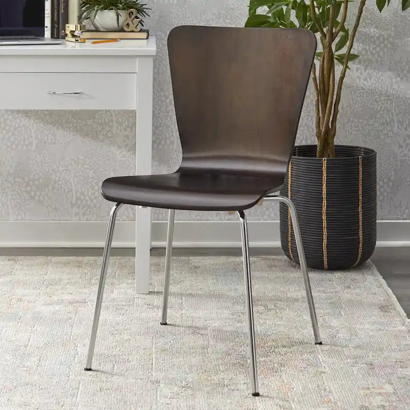 Sedia a Clessidra Retrò Grigia / Bianca / Color Espresso – Seduta Singola