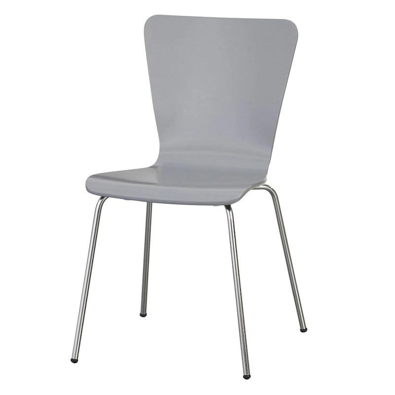 Sedia a Clessidra Retrò Grigia / Bianca / Color Espresso – Seduta Singola