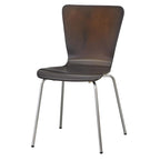 Sedia a Clessidra Retrò Grigia / Bianca / Color Espresso – Seduta Singola