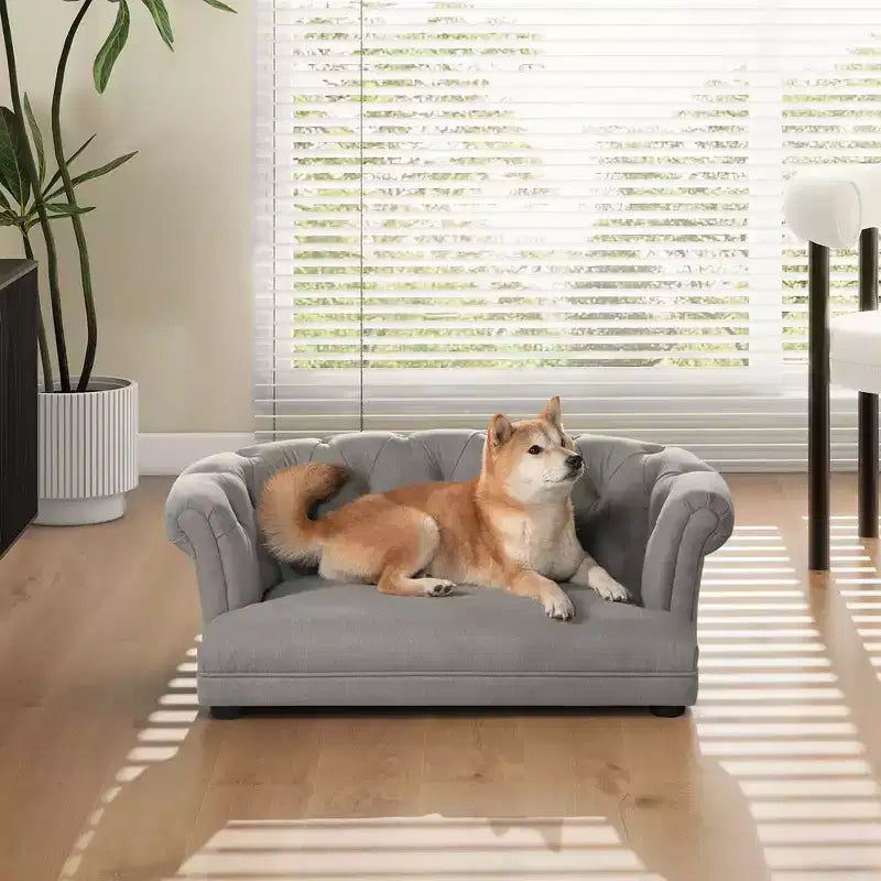 Jennifer Taylor Home Kiki Divano Letto Chesterfield per Cani da 36,5", Medio