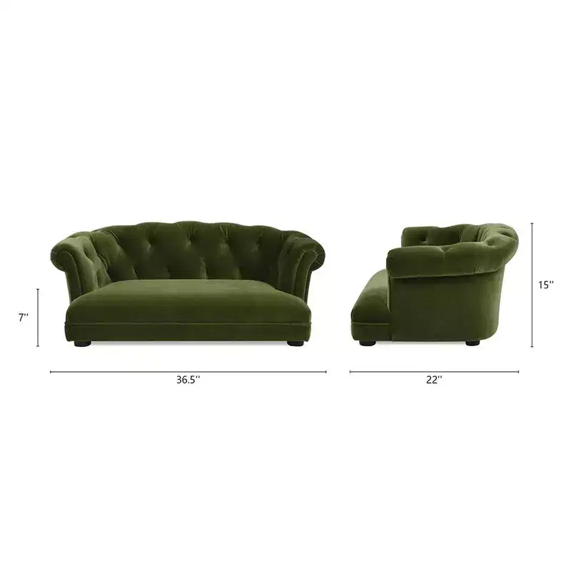 Jennifer Taylor Home Kiki Divano Letto Chesterfield per Cani da 36,5", Medio