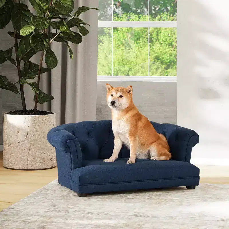 Jennifer Taylor Home Kiki Divano Letto Chesterfield per Cani da 36,5", Medio