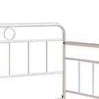 ChaletPosh Lettino in Metallo Twin Size con Rotelle Estraibili