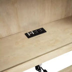Divano letto a una piazza con letto estraibile/2 cassetti, armadietti e porte USB 4B - ModernLuxe