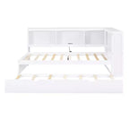 Divano letto a una piazza con letto estraibile/2 cassetti, armadietti e porte USB 4B - ModernLuxe