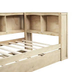 Divano letto a una piazza con letto estraibile/2 cassetti, armadietti e porte USB 4B - ModernLuxe