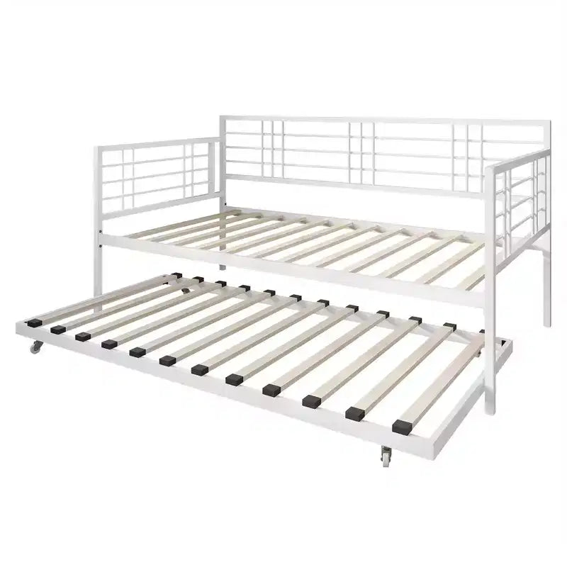 ChaletPosh Letto a giorno in metallo con letto estraibile
