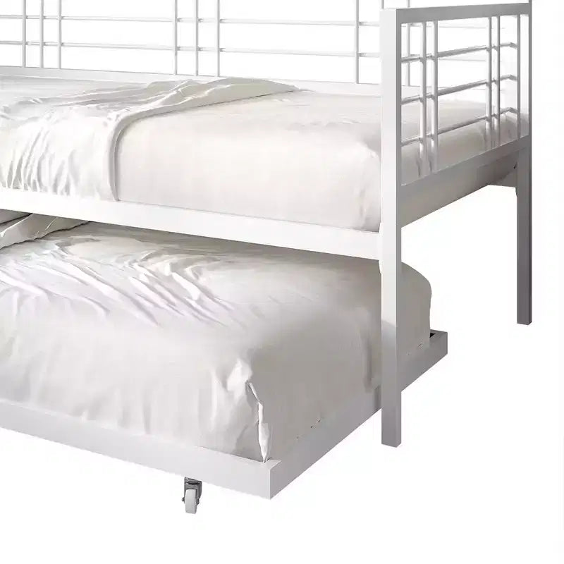 ChaletPosh Letto a giorno in metallo con letto estraibile