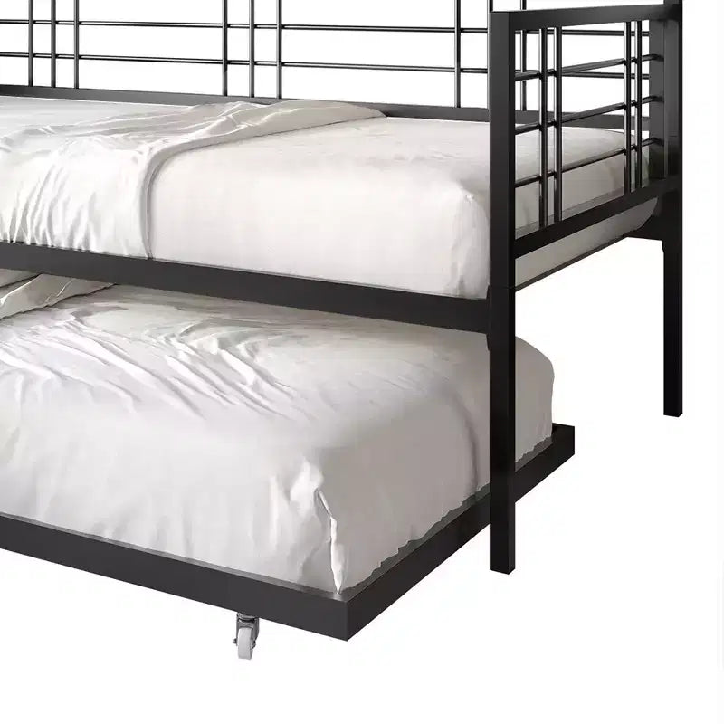 ChaletPosh Letto a giorno in metallo con letto estraibile