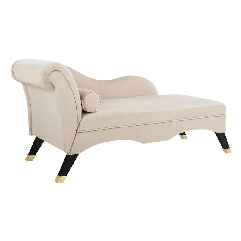 Chaise longue Mid-Century Modern con cuscino, 1 posto – Grigio / Blu scuro / Marrone chiaro / Blu ardesia / Smeraldo
