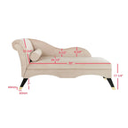 Chaise longue Mid-Century Modern con cuscino, 1 posto – Grigio / Blu scuro / Marrone chiaro / Blu ardesia / Smeraldo