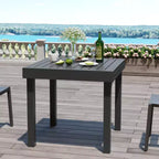 Crestlive Products Modern Aluminum Expandable Patio Dining Table