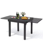 Tavolo da pranzo Crestlive Products in alluminio moderno allungabile per esterni