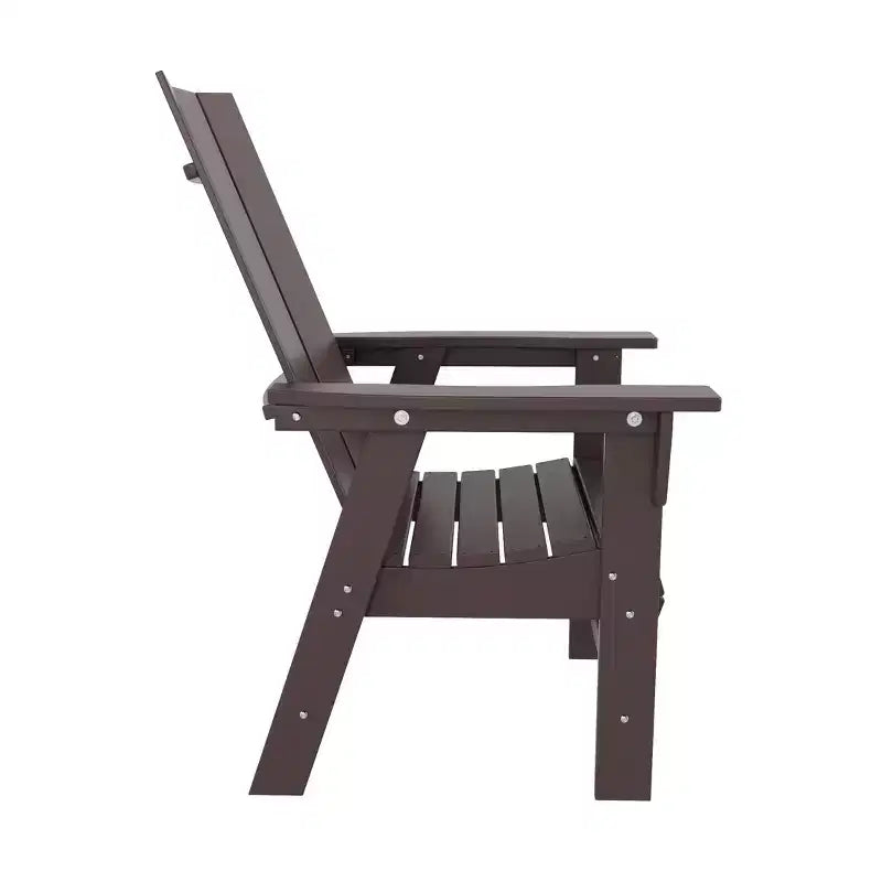 WestinTrends Set da pranzo da esterno con tavolo rotondo e sedie moderne, 5 pezzi