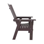 WestinTrends Set da pranzo da esterno con tavolo rotondo e sedie moderne, 5 pezzi