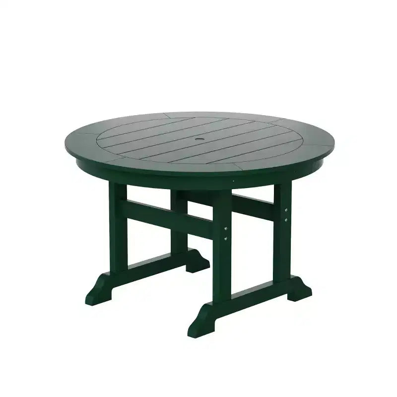 WestinTrends Set da pranzo da esterno con tavolo rotondo e sedie moderne, 5 pezzi