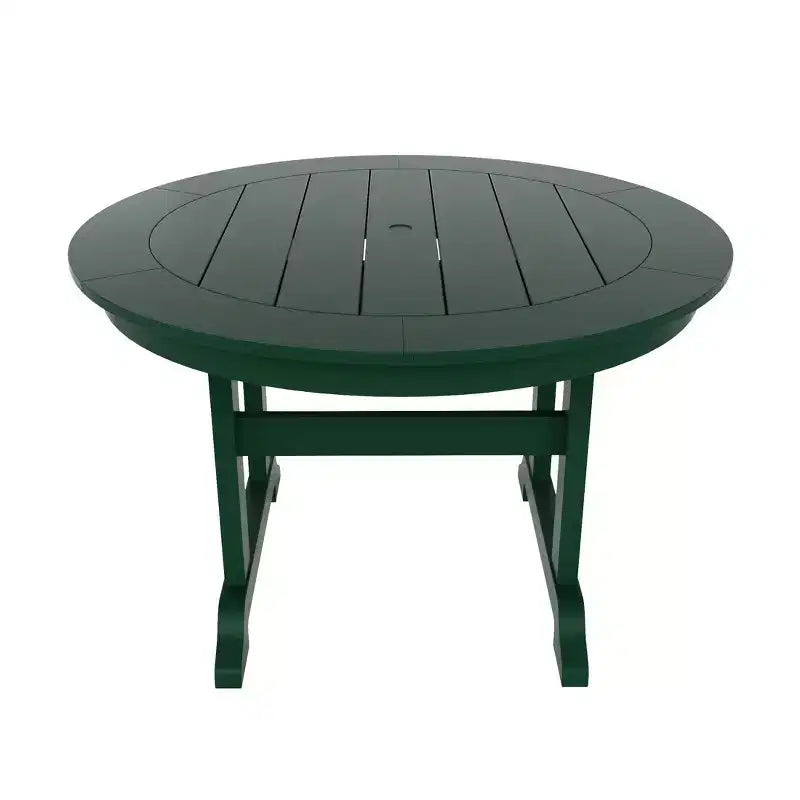 WestinTrends Set da pranzo da esterno con tavolo rotondo e sedie moderne, 5 pezzi