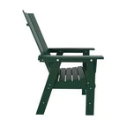 WestinTrends Set da pranzo da esterno con tavolo rotondo e sedie moderne, 5 pezzi