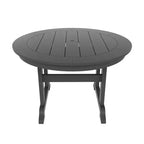 WestinTrends Set da pranzo da esterno con tavolo rotondo e sedie moderne, 5 pezzi