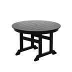 WestinTrends Set da pranzo da esterno con tavolo rotondo e sedie moderne, 5 pezzi