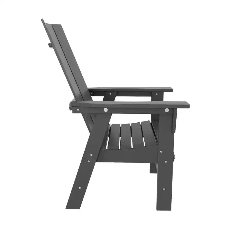 WestinTrends Set da pranzo da esterno con tavolo rotondo e sedie moderne, 5 pezzi
