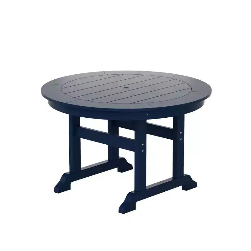 WestinTrends Set da pranzo da esterno con tavolo rotondo e sedie moderne, 5 pezzi