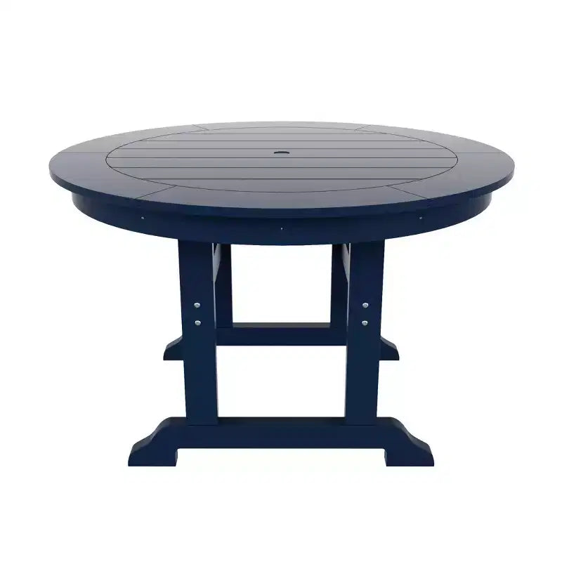 WestinTrends Set da pranzo da esterno con tavolo rotondo e sedie moderne, 5 pezzi