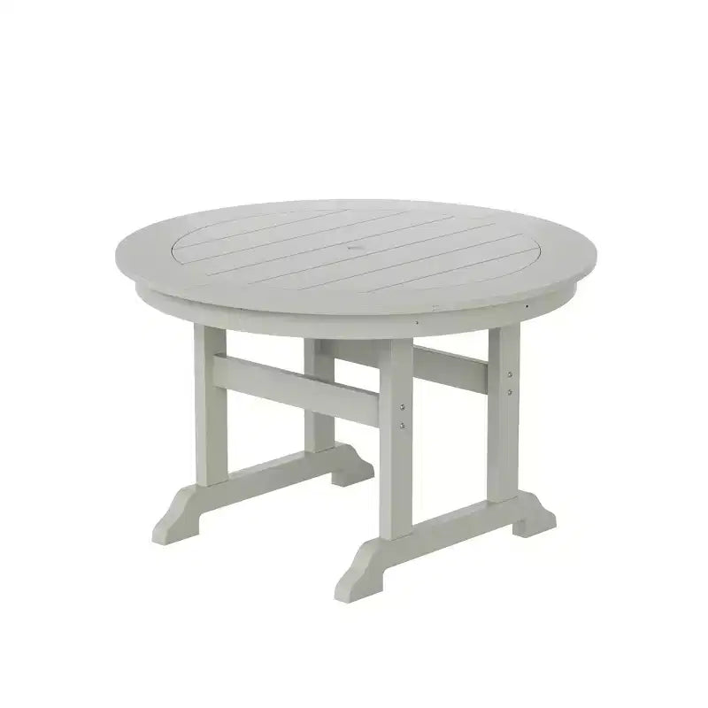 WestinTrends Set da pranzo da esterno con tavolo rotondo e sedie moderne, 5 pezzi