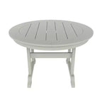WestinTrends Set da pranzo da esterno con tavolo rotondo e sedie moderne, 5 pezzi