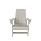 WestinTrends Set da pranzo da esterno con tavolo rotondo e sedie moderne, 5 pezzi