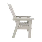 WestinTrends Set da pranzo da esterno con tavolo rotondo e sedie moderne, 5 pezzi