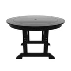 WestinTrends Set da pranzo da esterno con tavolo rotondo e sedie moderne, 5 pezzi