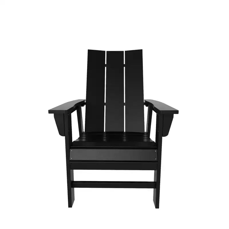 WestinTrends Set da pranzo da esterno con tavolo rotondo e sedie moderne, 5 pezzi