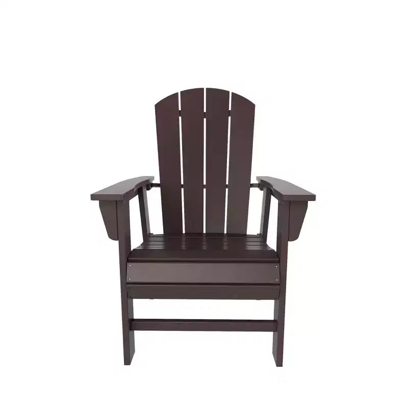 WestinTrends Set da 5 Pezzi con Tavolo Quadrato da Pranzo e Poltrone da Esterno con Schienale Curvo